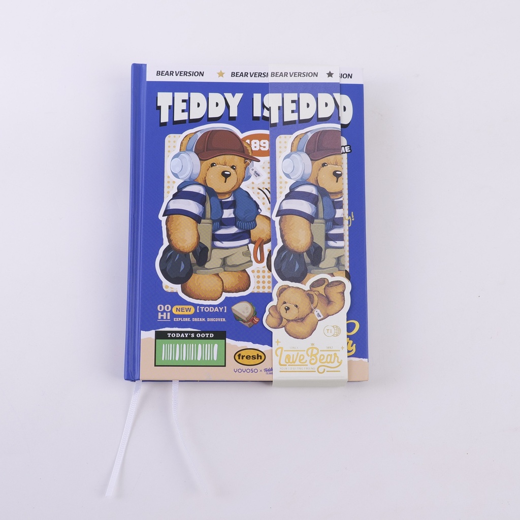 TEDDY ISLAND series hardcover book - 96 colored inner pages