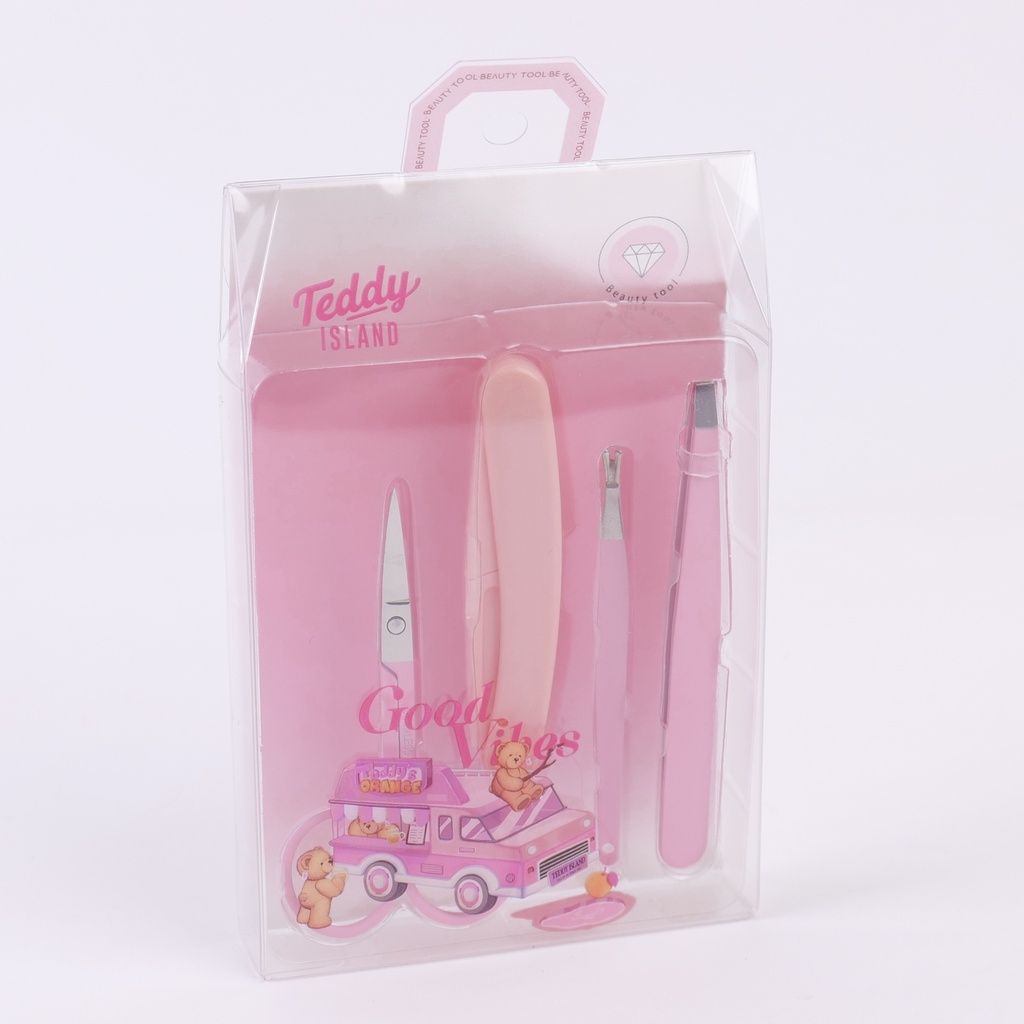 TEDDY ISLAND Series Eyebrow Combo 4pcs Set