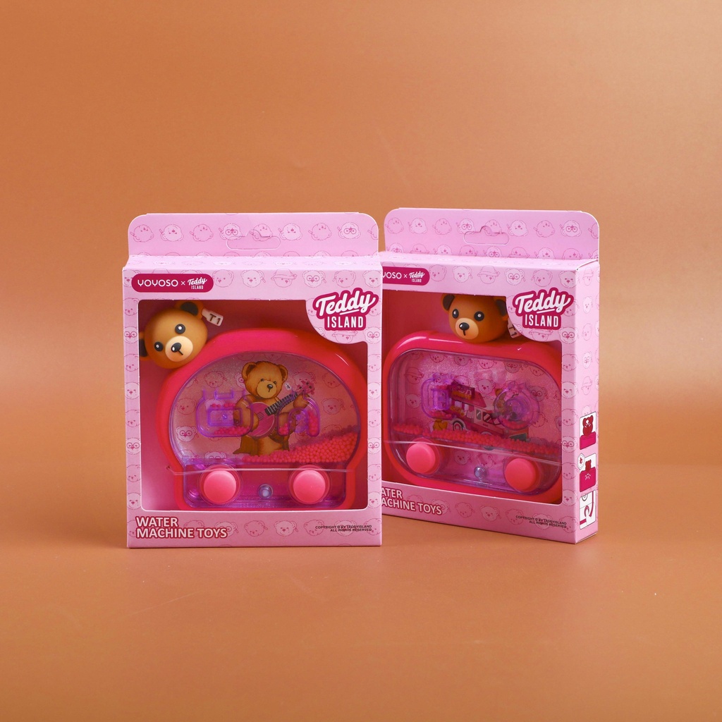 TEDDY ISLAND Series Silicone Head Pink Water Gun Toy -1