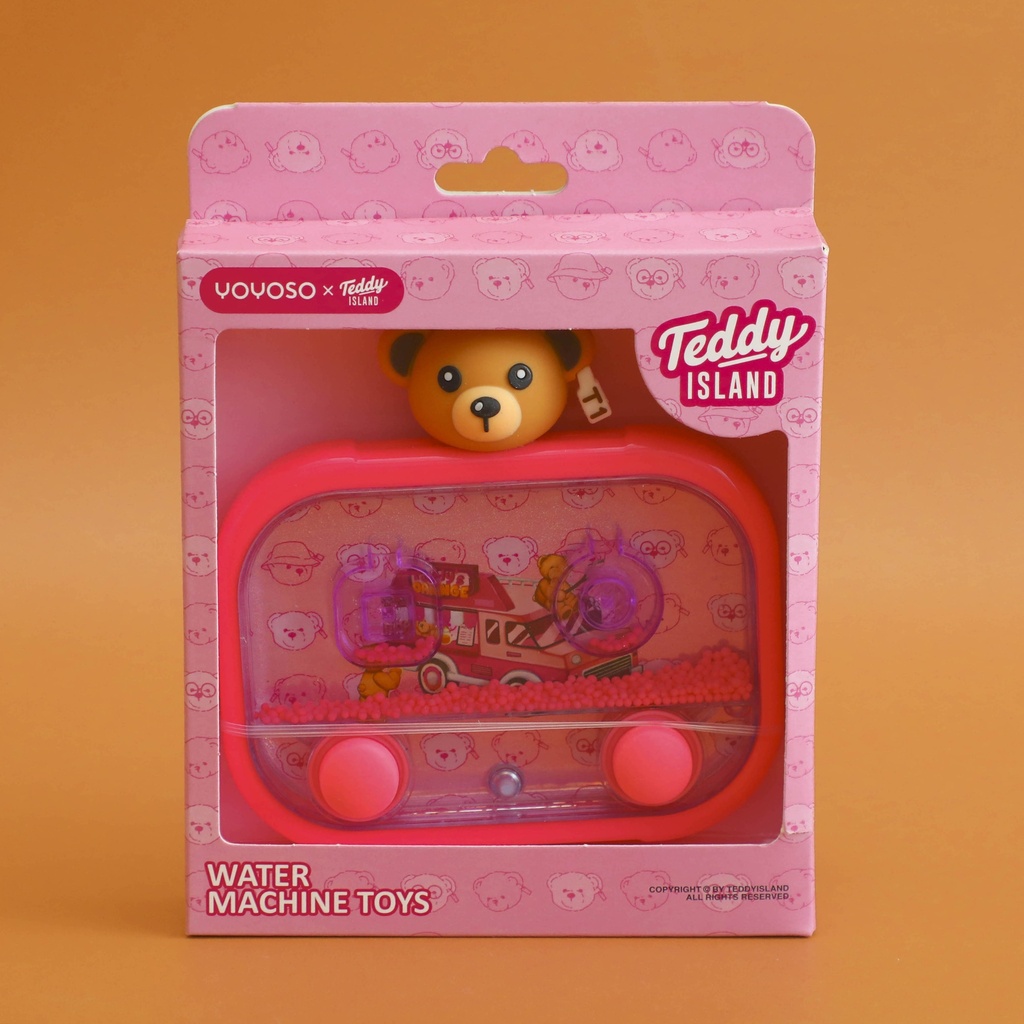 TEDDY ISLAND Series Silicone Head Pink Water Gun Toy -2