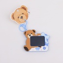 TEDDY ISLAND Series Drawing Board Keychain - Blue