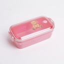 TEDDY ISLAND Lunch Box - 450ml Pink