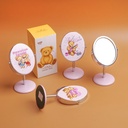 TEDDY ISLAND Series 3-inch Vacation Bear Small Table Mirror