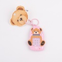 TEDDY ISLAND Series Computer Keychain - Pink