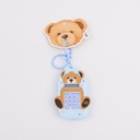 TEDDY ISLAND Series Computer Keychain - Blue