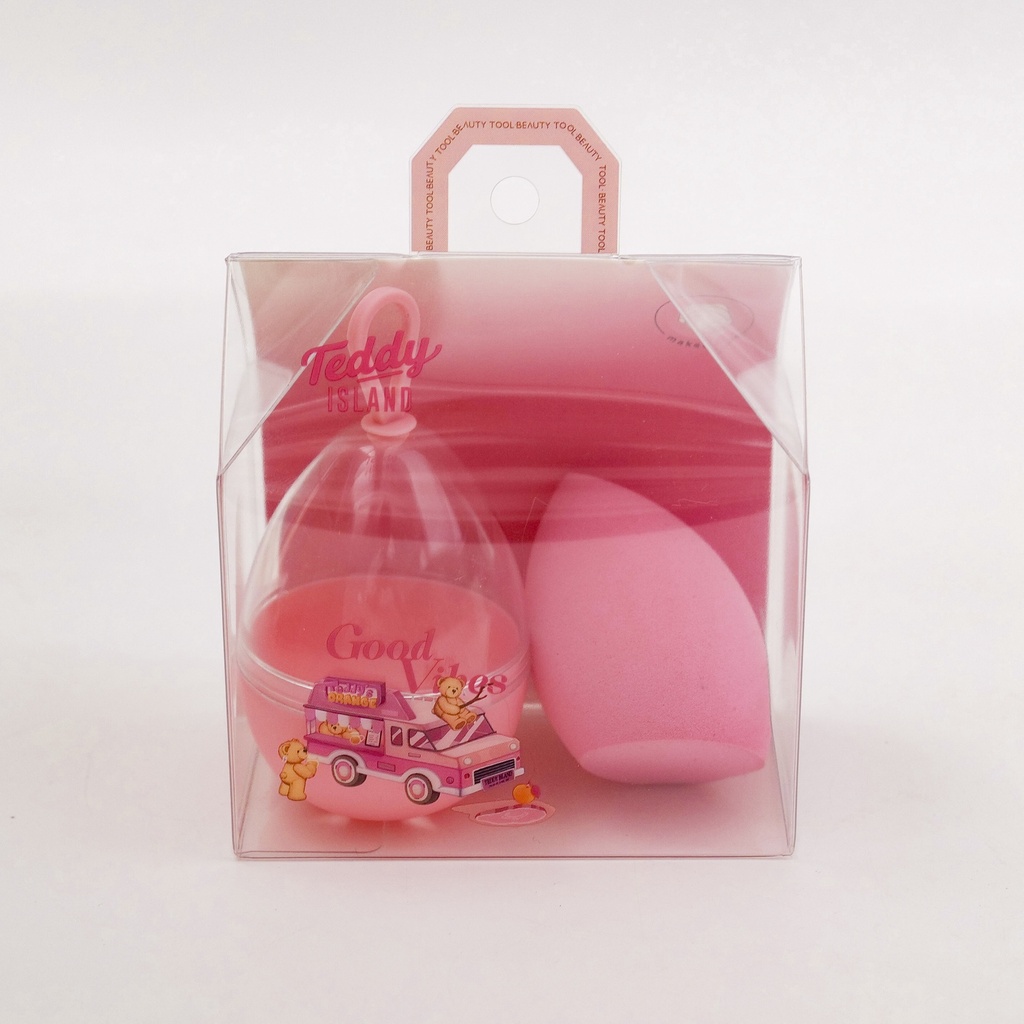 TEDDY ISLAND Series Storage Beauty Blender