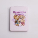 TEDDY ISLAND Series Leisure Bear Embossed Rectangular Fashion Mirror
