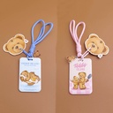 TEDDY ISLAND Series Cute Leather Card holder