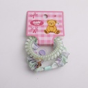 TEDDY ISLAND Series Telephone Cord Elastic Band Combination -Green