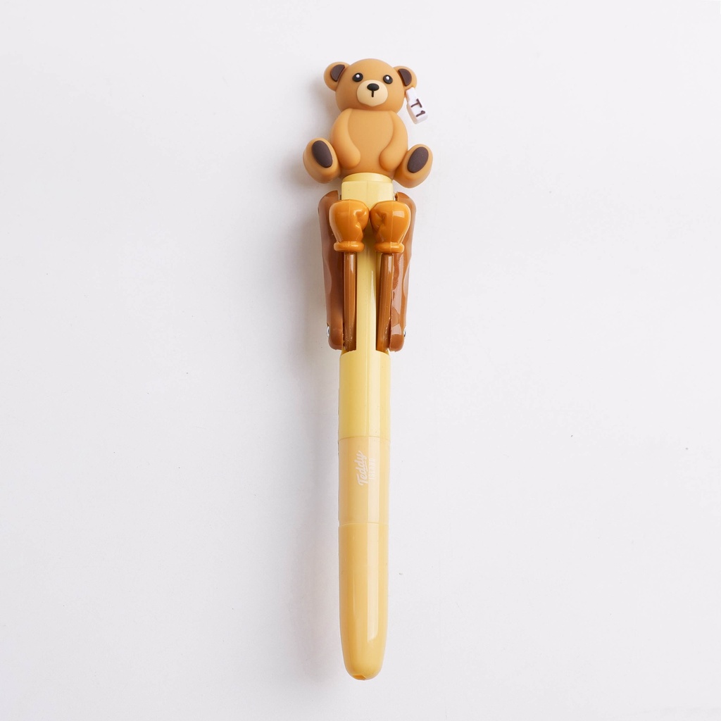 TEDDY ISLAND Series    Beige Sitting Boxing Stylized Pen