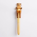 TEDDY ISLAND Series    Beige Sitting Boxing Stylized Pen