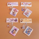 TEDDY ISLAND series MINI coil grating notebook - 60 blank inner pages