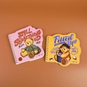 TEDDY ISLAND Series B6 Shaped Sewn Notebook - Lined Inner Pages 60 PCS-1