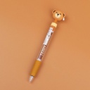 TEDDY ISLAND Series   Coffee Rotating Sketch Gel Pen - Blue Core