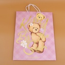 TEDDY ISLAND Series Pink Gift Bag L