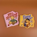 TEDDY ISLAND Series A6 Shaped Sewn Notebook - Lined Inner Pages 60 PCS-1