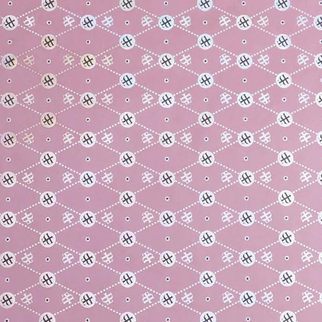 TEDDY ISLAND Series  Pink Powder Coating Packing Paper 50*70cm