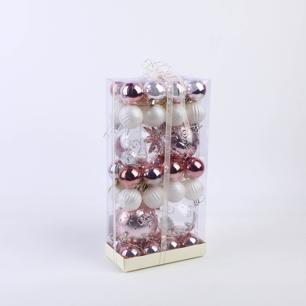 Colorful Christmas Balls (44 Pieces) - 7