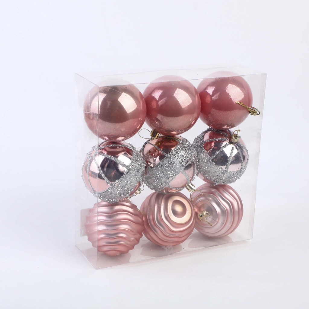 Colorful Christmas Balls (9 Pieces) - 8