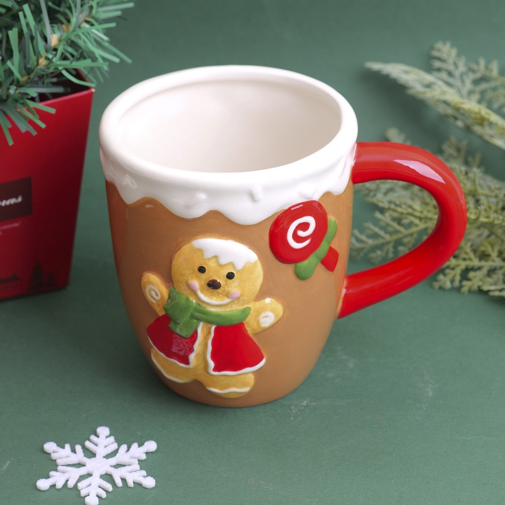Christmas Series - Gingerbread Man-shaped Mug
