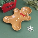 Christmas Series - Simple Gingerbread Man Plate