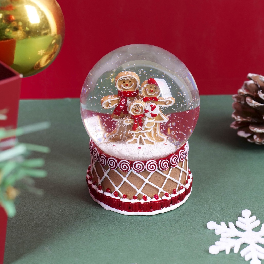 Christmas Series - Brown Family Snow Globe 65#  HY-SJQ8009