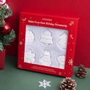DIY Christmas Series - Christmas Plaster Paintings 6 Pcs