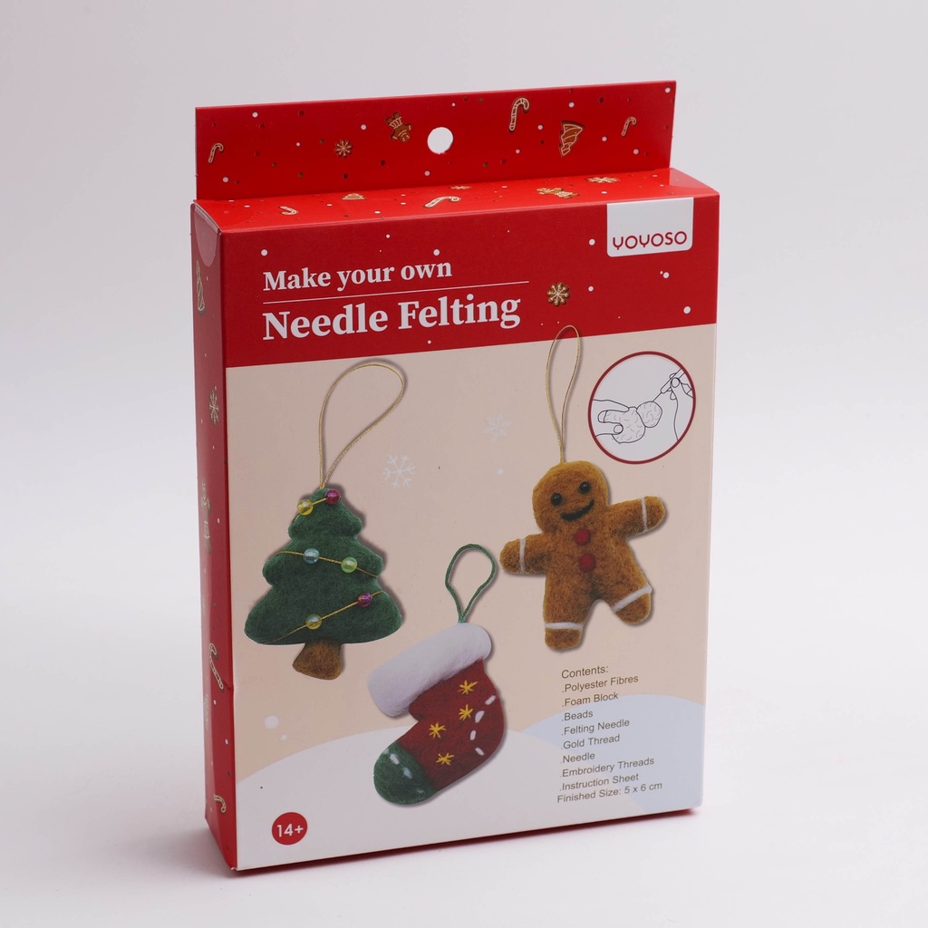 DIY Wool Felt Series - Christmas 3 Pcs Set