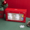 DIY Christmas Series - 3D Santa Claus Plaster Painting 2 Pcs