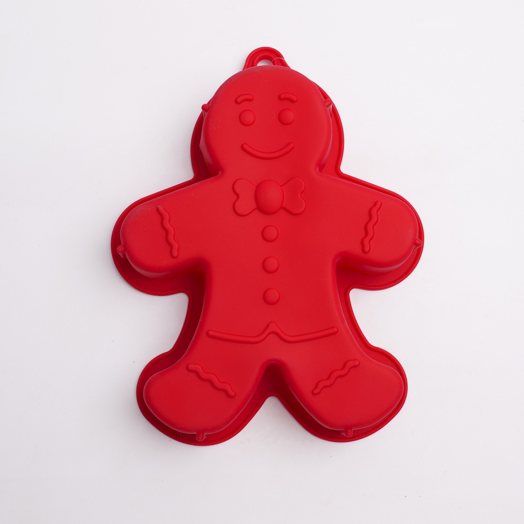 Christmas Series - Silicone Christmas Gingerbread Man Cake Baking Trays
