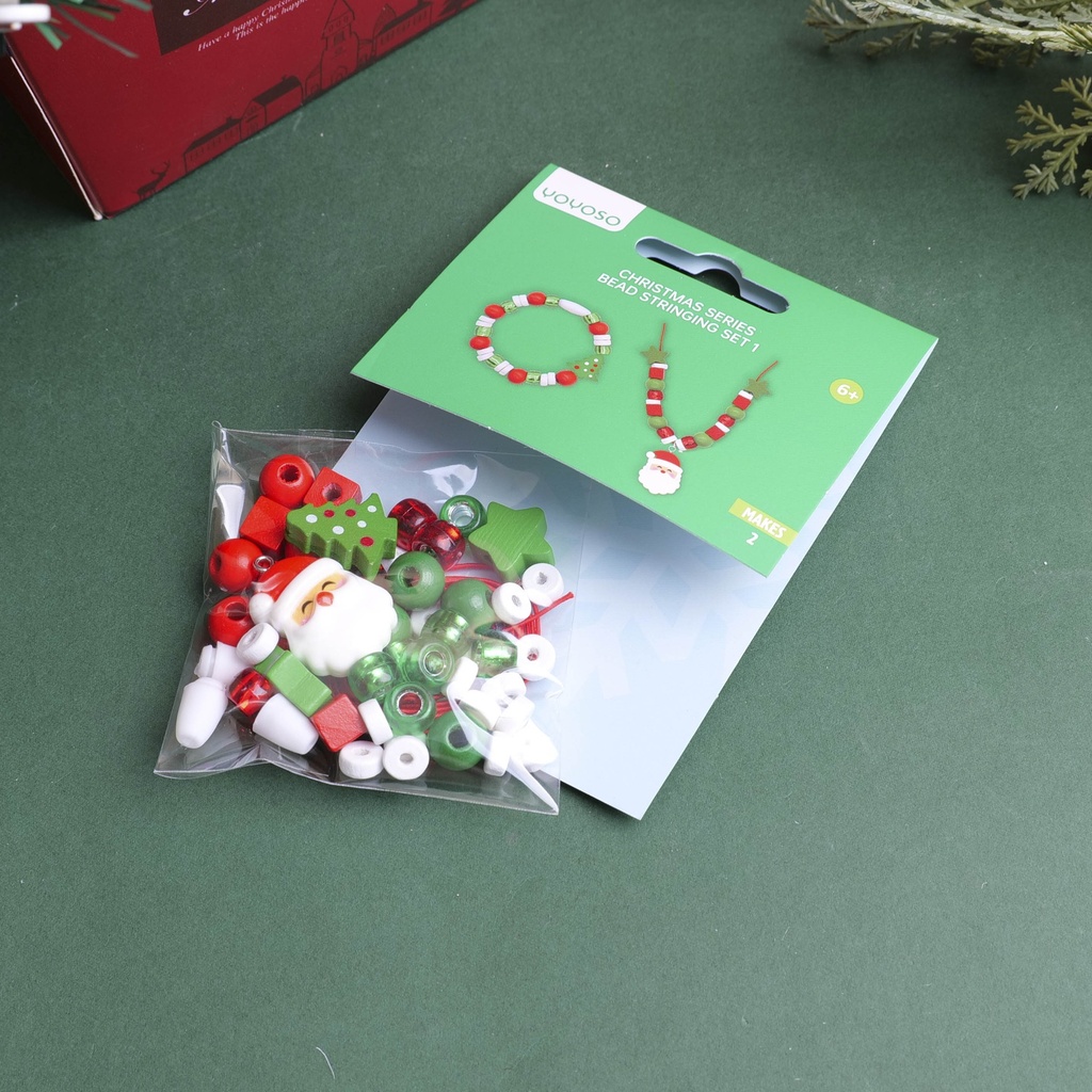 DIY Christmas Series - Bead Stringing Set - Santa Claus
