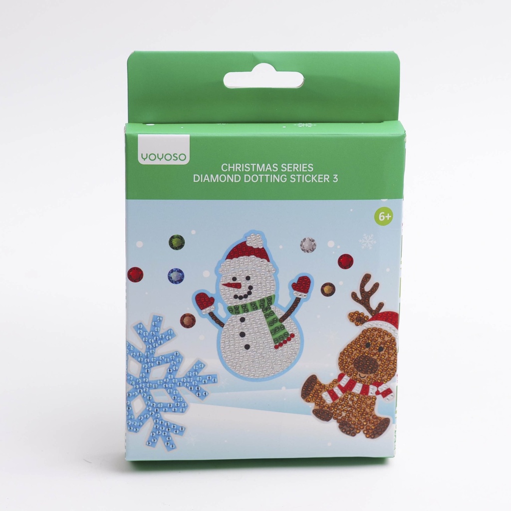 DIY Christmas Series - Snowman Rhinestone Stickers