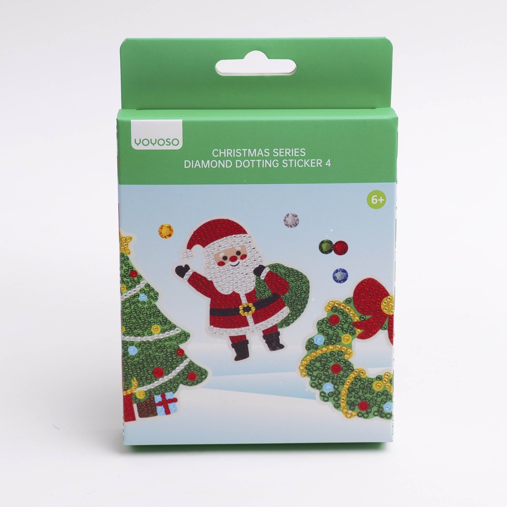 DIY Christmas Series - Santa Claus Rhinestone Stickers
