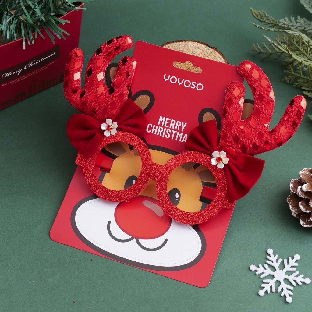 Antler-shaped Christmas Glasses - 3