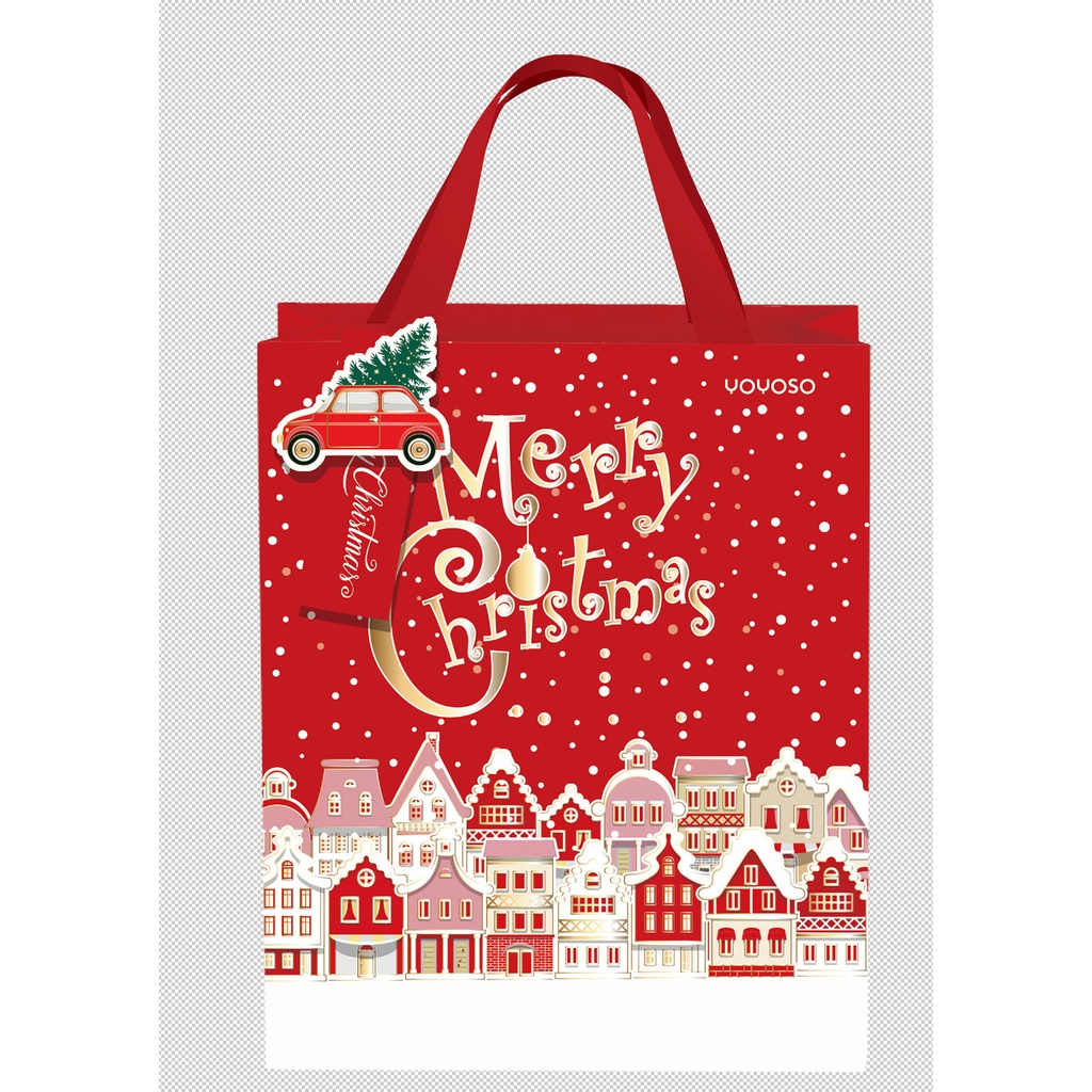 Christmas Series - Fairy Tale Town Gift Bag Vertical Size S