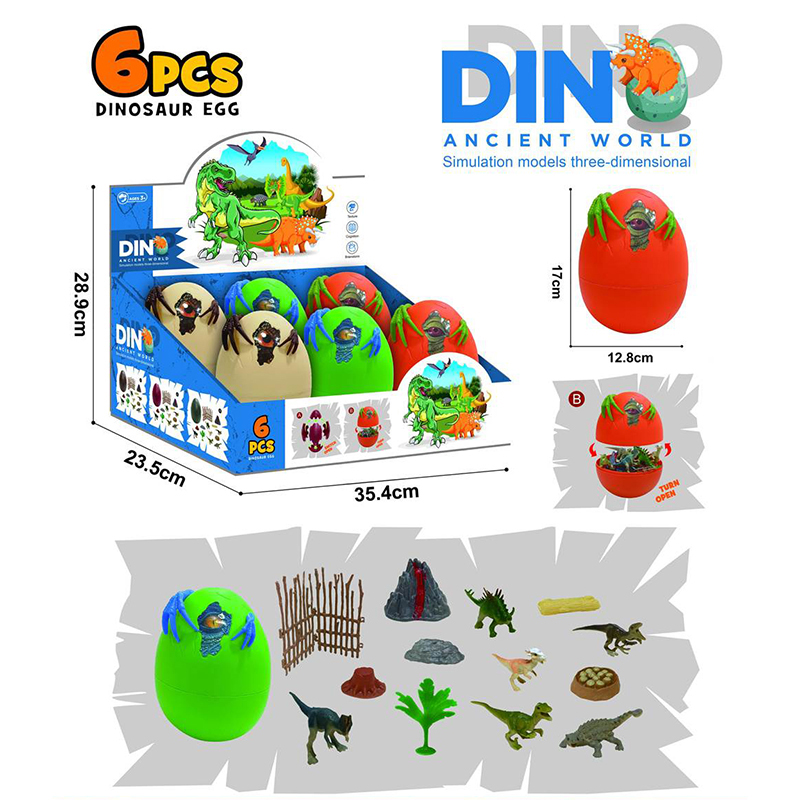 S888-23 Dinosaur Eggs Scene Model Toys