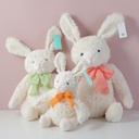 Rabbit with bowtie doll -45CM（plastic eyes)