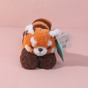 Lying prone bear plush doll-25cm（plastic eyes)