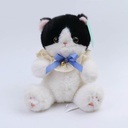 Honey Cat Sitting Plush Doll - 35cm(Plastic Eyeball)