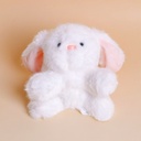 Pocket Pet Lying White Rabbit  Plush – 16cm
