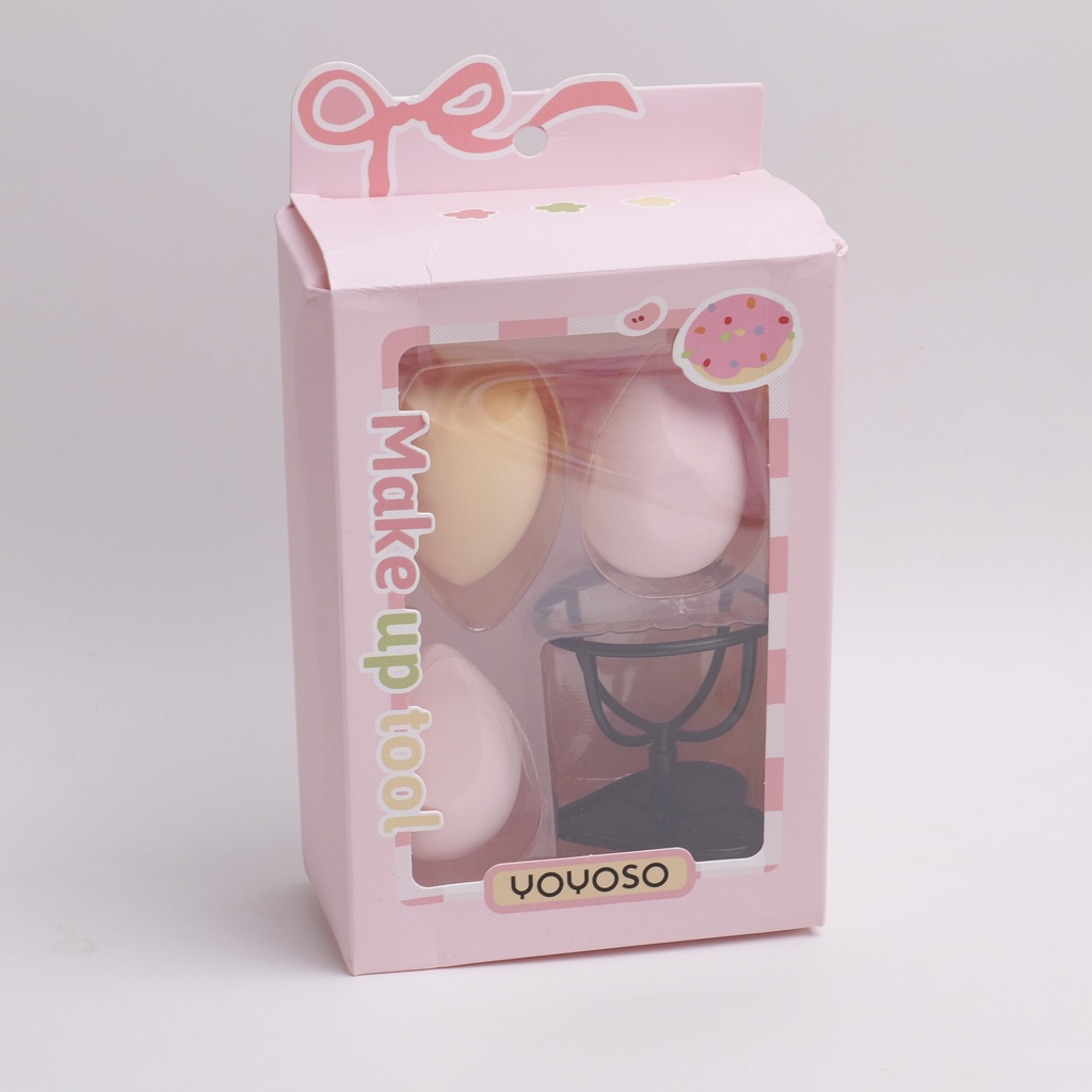 Beauty Blender and Makeup Puff Combination Pack
