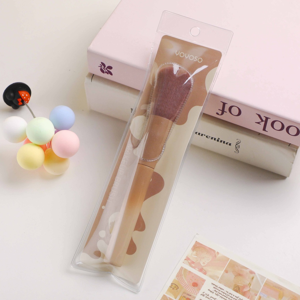 Cream Mocha Series Loose Powder Brush