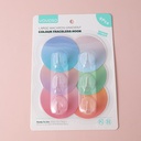 Large macaron gradient color non-trace hooks 6pcs pack