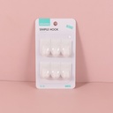 Simple small U-shaped hook 6pcs