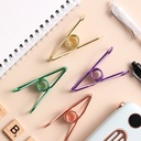 Simple and stylish boxed binder clip-L
