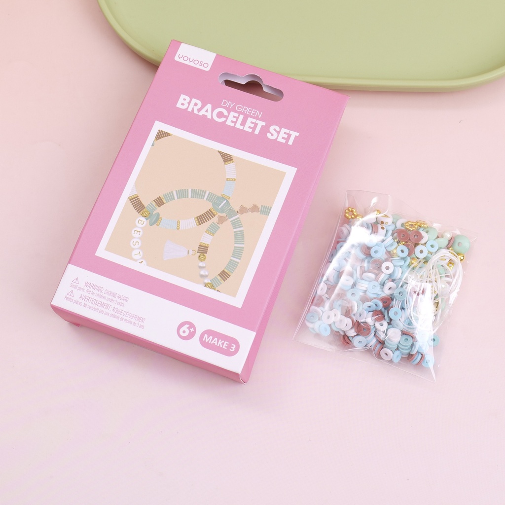 DIY Green Bracelet Set