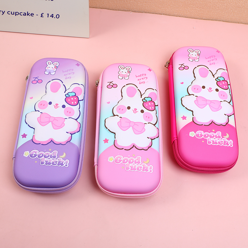 EVA Bowknot Rabbit Stationery Case