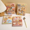 Capybara Series - B6 Magnetic Snap Notebook - Ruled Inner Pages, 96 pcs