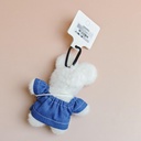 Backpack Rabbit Plush Keychain