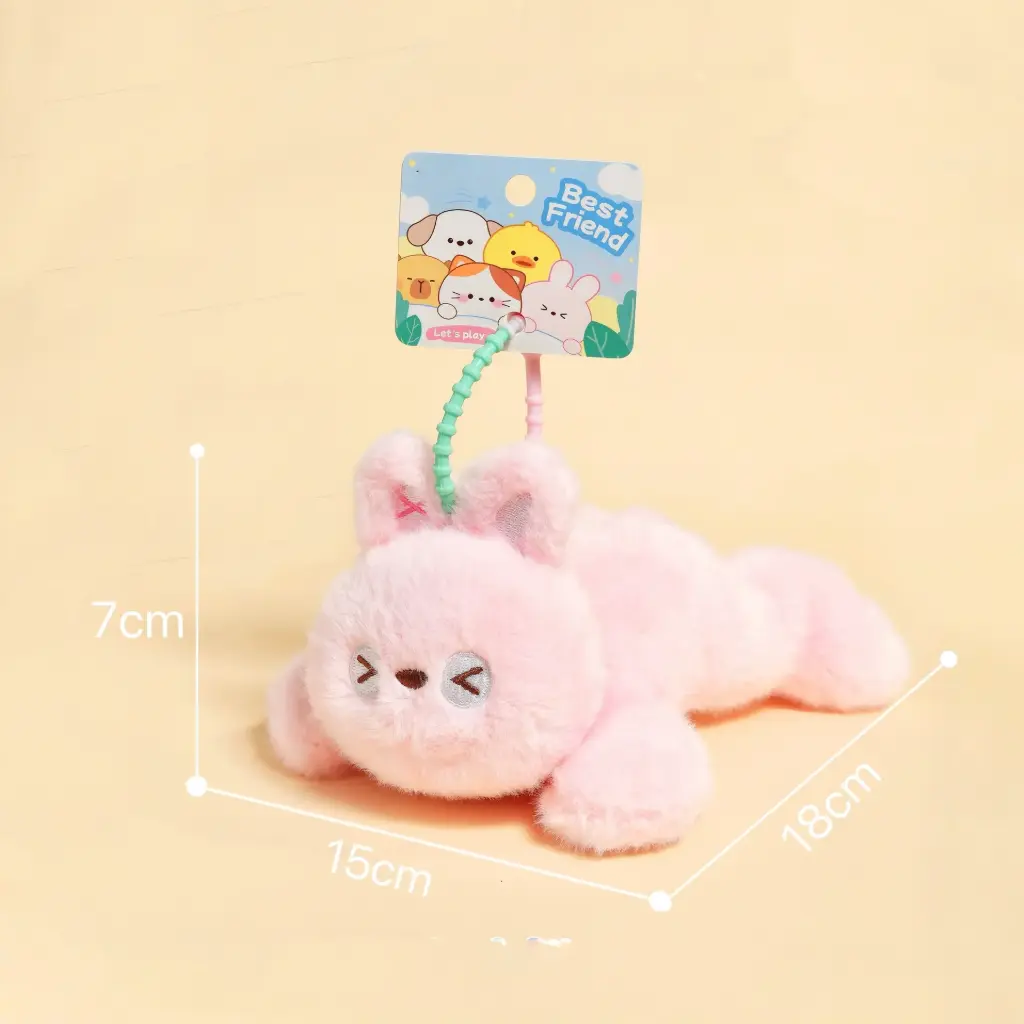 Bunny Wrist Plush Clip